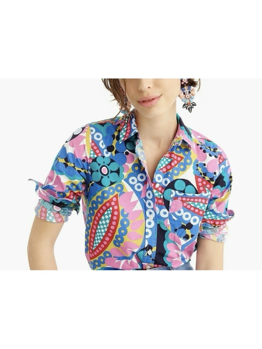 J.CREW Cotton Classic-Fit Boy Shirt in Ratti® Kaleidoscope Floral In Multi- 2